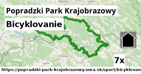Bicyklovanie, Popradzki Park Krajobrazowy