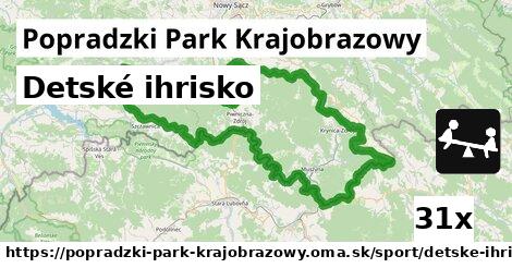 Detské ihrisko, Popradzki Park Krajobrazowy