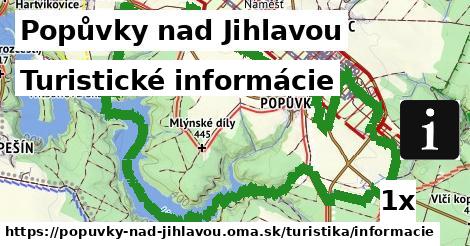 Turistické informácie, Popůvky nad Jihlavou