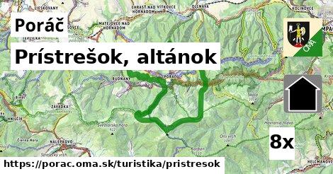 Prístrešok, altánok, Poráč