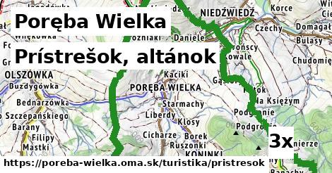 prístrešok, altánok v Poręba Wielka