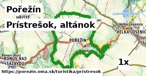 prístrešok, altánok v Pořežín