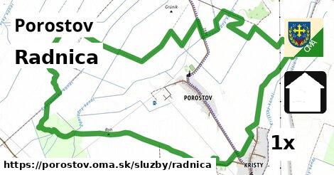 Radnica, Porostov