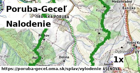 nalodenie v Poruba-Geceľ