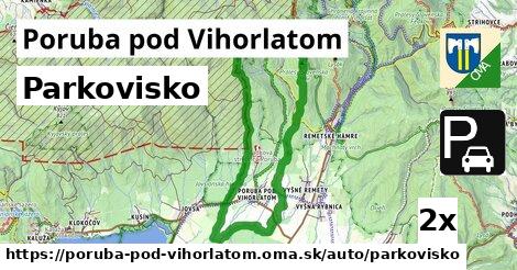 Parkovisko, Poruba pod Vihorlatom