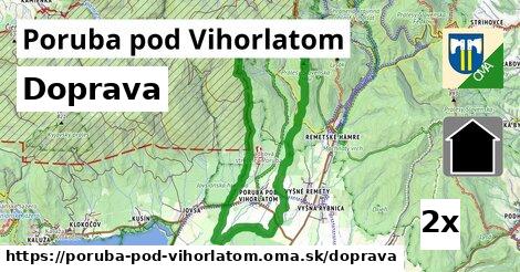 doprava v Poruba pod Vihorlatom