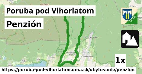 Penzión, Poruba pod Vihorlatom