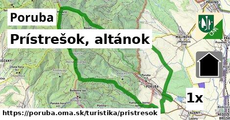 Prístrešok, altánok, Poruba