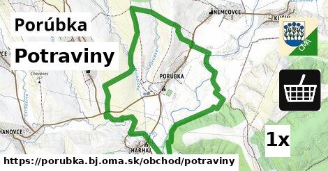 Potraviny, Porúbka, okres BJ