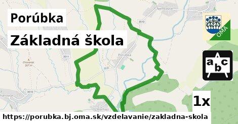 Základná škola, Porúbka, okres BJ