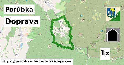 doprava v Porúbka, okres HE