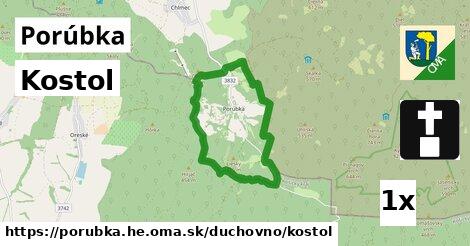 Kostol, Porúbka, okres HE