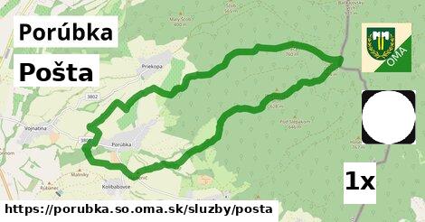 Pošta, Porúbka, okres SO