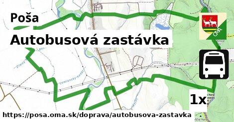 Autobusová zastávka, Poša