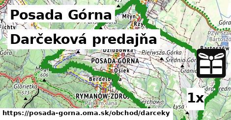 darčeková predajňa v Posada Górna