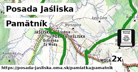 pamätník v Posada Jaśliska