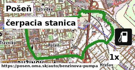 čerpacia stanica, Pošeň