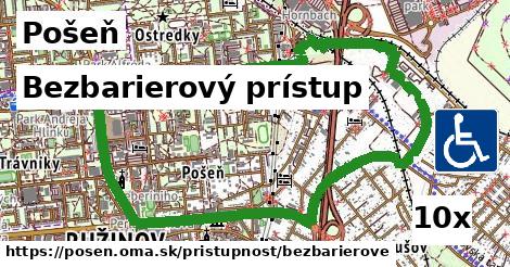 Bezbarierový prístup, Pošeň