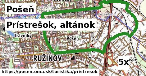 Prístrešok, altánok, Pošeň