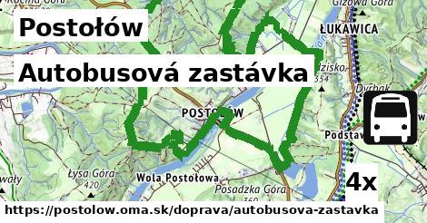 Autobusová zastávka, Postołów