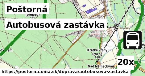 Autobusová zastávka, Poštorná