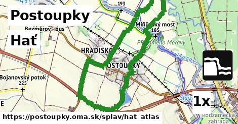 Hať, Postoupky