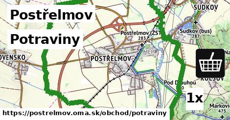 Potraviny, Postřelmov