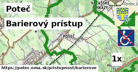 Barierový prístup, Poteč