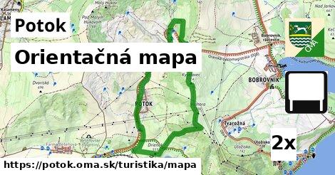 Orientačná mapa, Potok