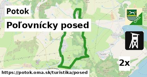 Poľovnícky posed, Potok