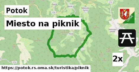 Miesto na piknik, Potok, okres RS