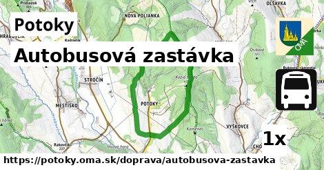 Autobusová zastávka, Potoky