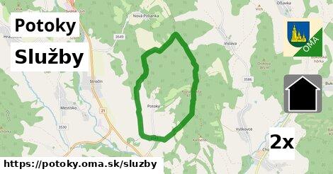 služby v Potoky