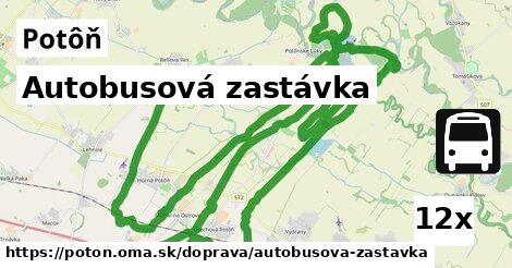 Autobusová zastávka, Potôň