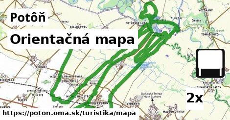 Orientačná mapa, Potôň