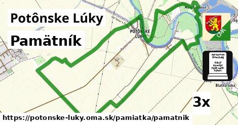 Pamätník, Potônske Lúky