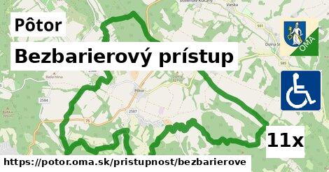 Bezbarierový prístup, Pôtor