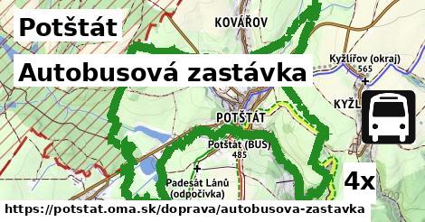 Autobusová zastávka, Potštát