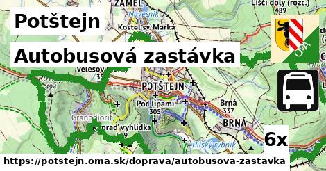 Autobusová zastávka, Potštejn