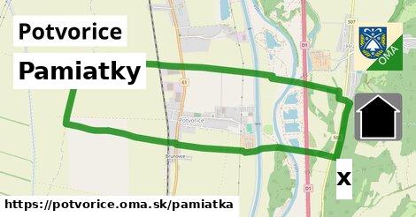 pamiatky v Potvorice