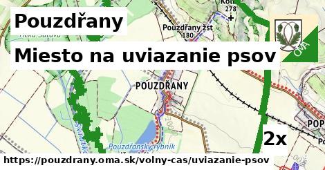 Miesto na uviazanie psov, Pouzdřany