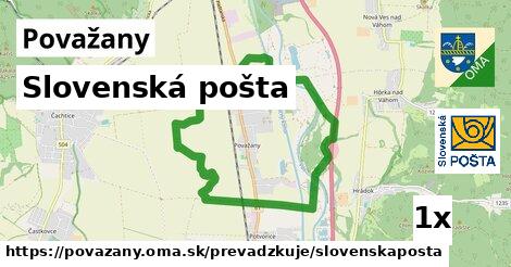 Slovenská pošta, Považany