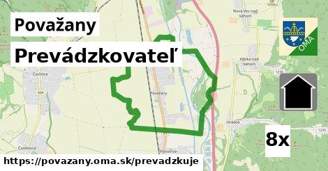 prevádzkovateľ v Považany