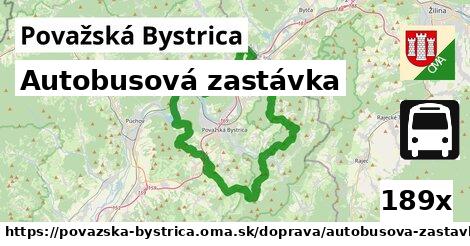 Autobusová zastávka, Považská Bystrica