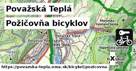 Požičovňa bicyklov, Považská Teplá