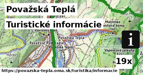 turistické informácie v Považská Teplá