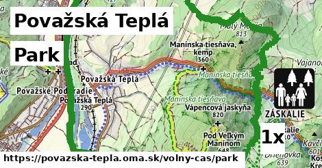 Park, Považská Teplá