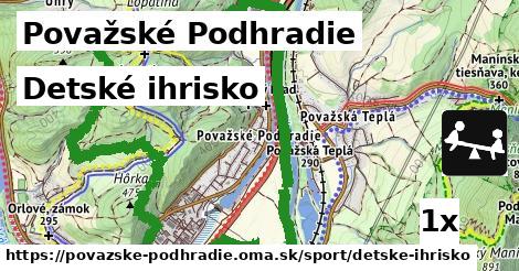 Detské ihrisko, Považské Podhradie