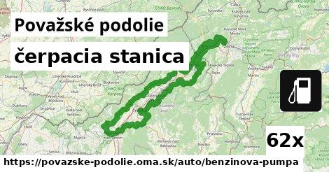 čerpacia stanica, Považské podolie