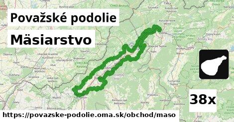 Mäsiarstvo, Považské podolie